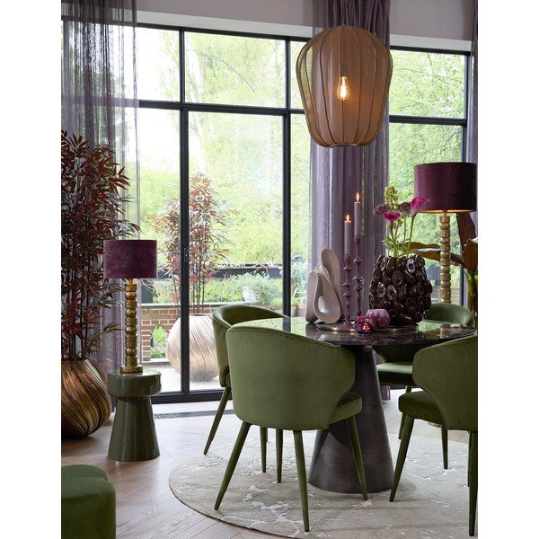 Fém kerek tárolóasztal ø 29 cm Dakwa – Light & Living-image-1