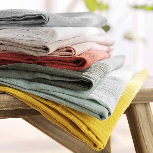 Rózsaszín egyszemélyes muszlin ágyneműhuzat 140x200 cm Angelia – douceur d'intérieur-image-1