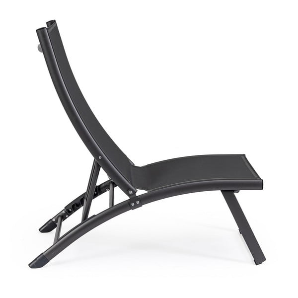 Antracitszürke fém kerti napozóágy Taylor – Bizzotto-image-2