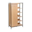 Natúr színű nyitott ruhásszekrény 100x190x48 cm Armarios – Casa Selección