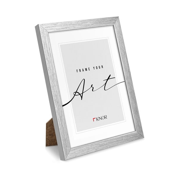 Ezüstszínű álló-fali képkeret 20x26 cm – knor