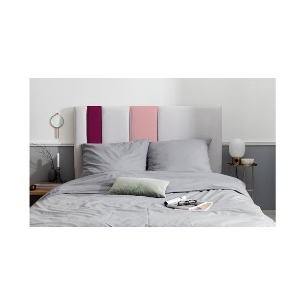 Dahlia szürke-rózsaszín fejvég ágyhoz, 120 x 140 cm - Mazzini Sofas-image-4