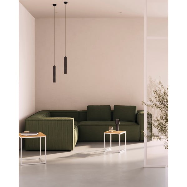 Fekete függőlámpa fém búrával ø 8 cm Maude – Kave Home-image-1