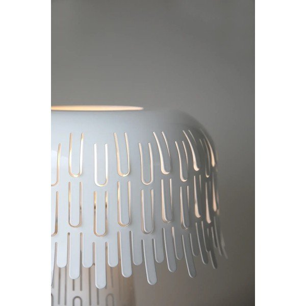 Fehér asztali lámpa fém búrával (magasság 38 cm) Verbera – Markslöjd-image-2