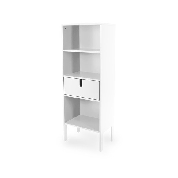 Uno fehér polc, magasság 152 cm - Tenzo-image-2