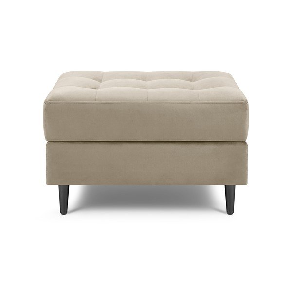 Santo bézs bársony lábtartó - Milo Casa-image-1