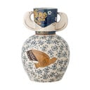 Agyagkerámia kézzel festett váza (magasság 23,5 cm) Hezha – Bloomingville