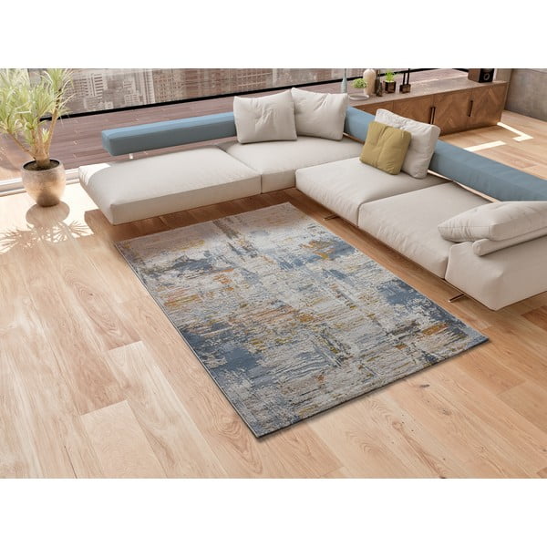 Kék-bézs szőnyeg 134x200 cm Springs – Universal-image-1