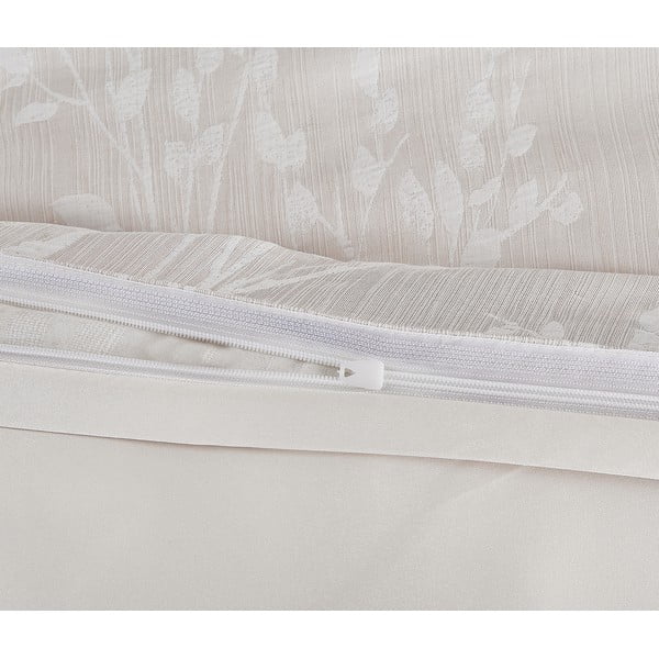 Bézs egyszemélyes jacquard ágyneműhuzat 140x200 cm Boston – My House-image-3