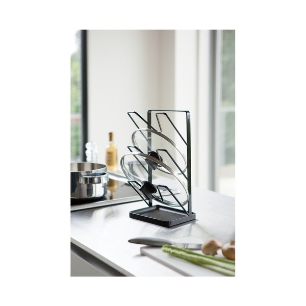 Tower fekete fedőtartó állvány - YAMAZAKI-image-1