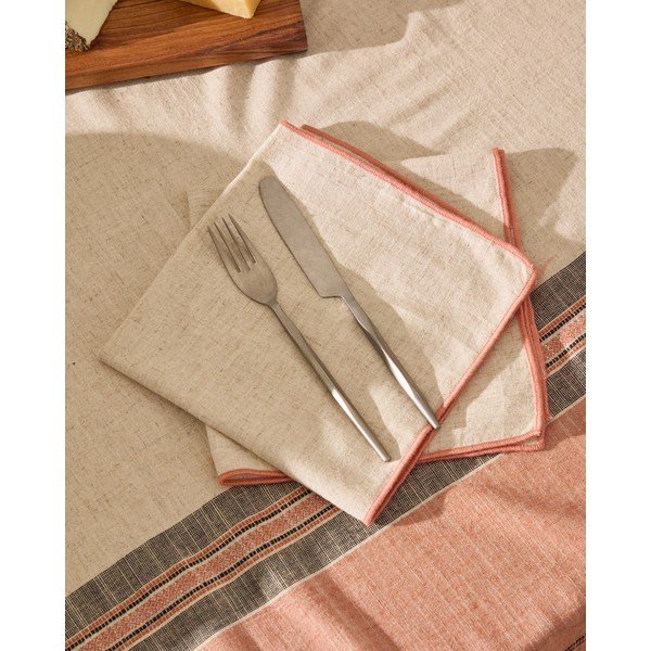 Textil szalvéta szett 2 db-os 40x40 cm Veliat – Kave Home-image-1