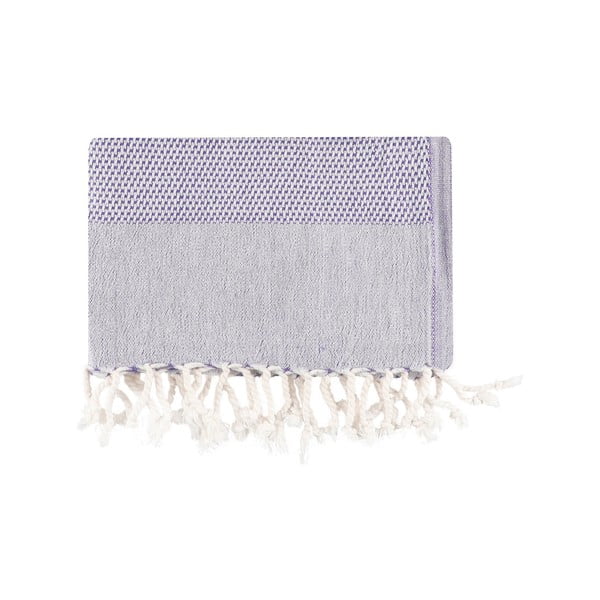 Levendula színű pamut strandlepedő 90x175 cm Retro – Foutastic-image-2