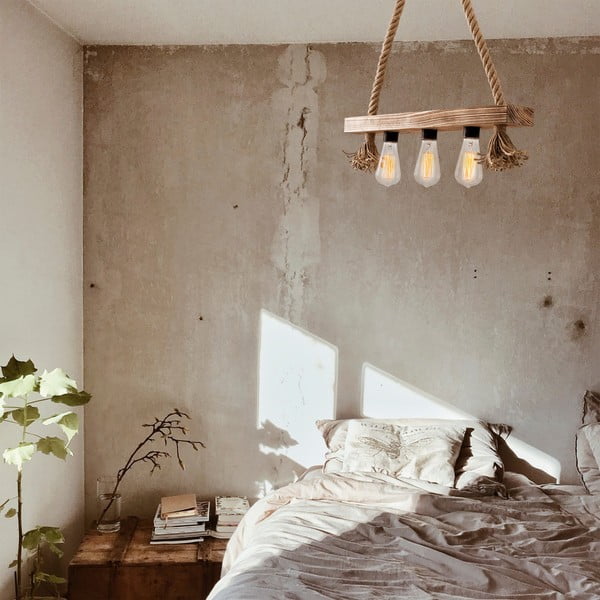 Natúr színű függőlámpa Erebos – Opviq lights-image-1