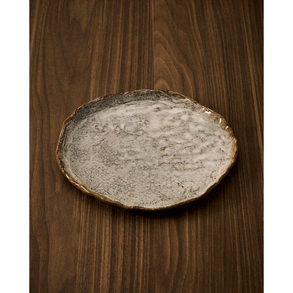 Szürke kerámia tányér ø 26 cm Alenia – Kave Home-image-2