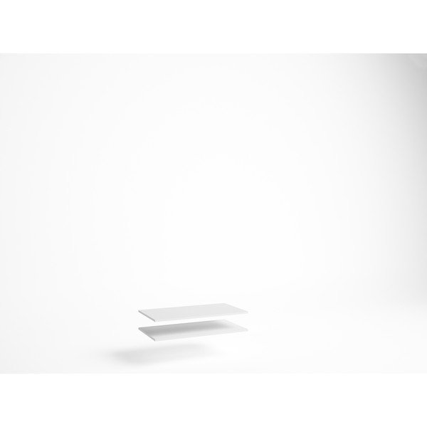 Fehér kiegészítő polcok szekrényhez 2 db Brisa - Marckeric-image-1