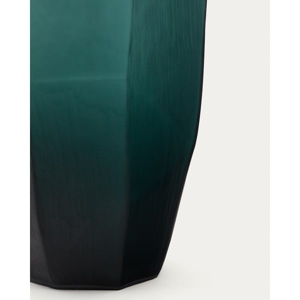 Petróleum színű üveg váza (magasság 45 cm) Geonix – Kave Home-image-4