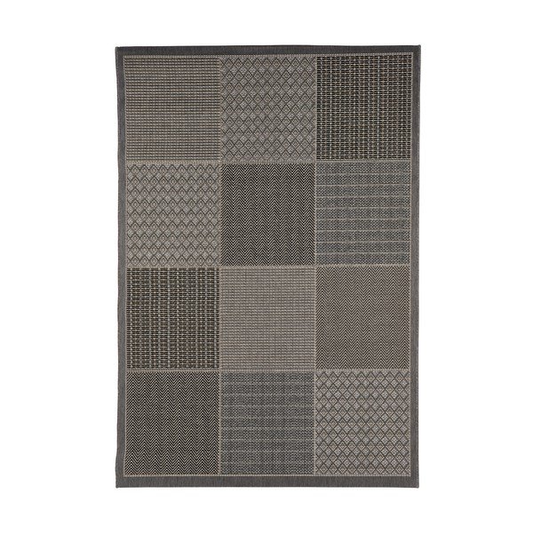 Quadrotta Grey fokozottan ellenálló szőnyeg, 160 x 230 cm - Floorita-image-1