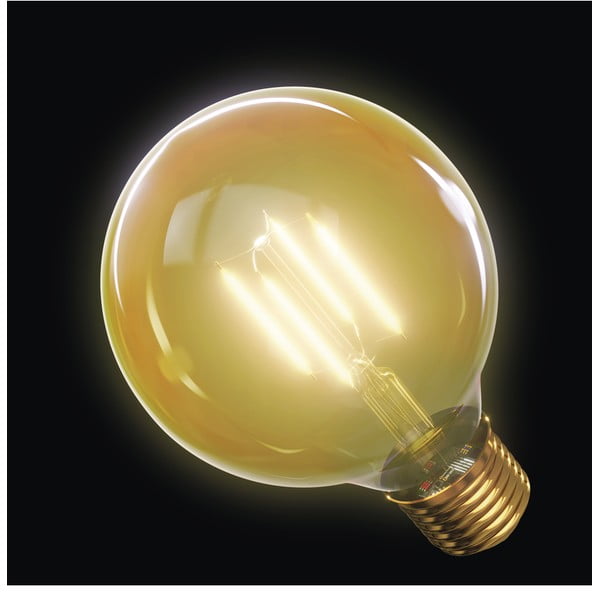 Vintage Warm White LED izzó, G95, 4W E27 - EMOS-image-1