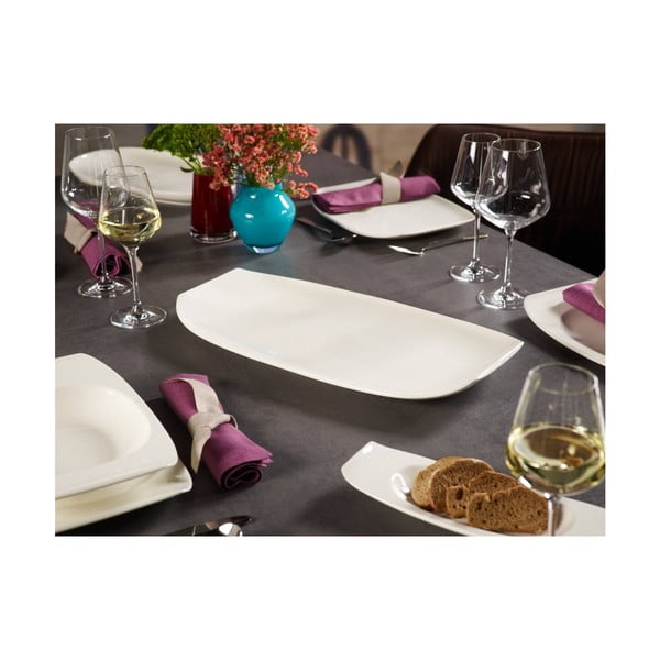 Urban Nature fehér szögletes porcelán tányér, 50 x 25 cm - Villeroy & Boch-image-2