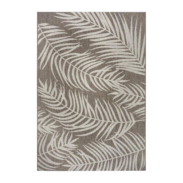 Palmera barna-bézs kültéri szőnyeg, 140 x 200 cm - NORTHRUGS