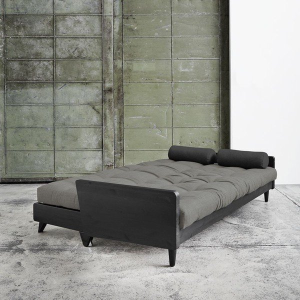 Indie Black/Granite Grey/Dark Grey kihúzható kanapé - Karup-image-2