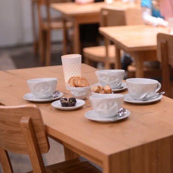 Fehér 'boldog' kávéscsésze, 200 ml - 58products-image-1