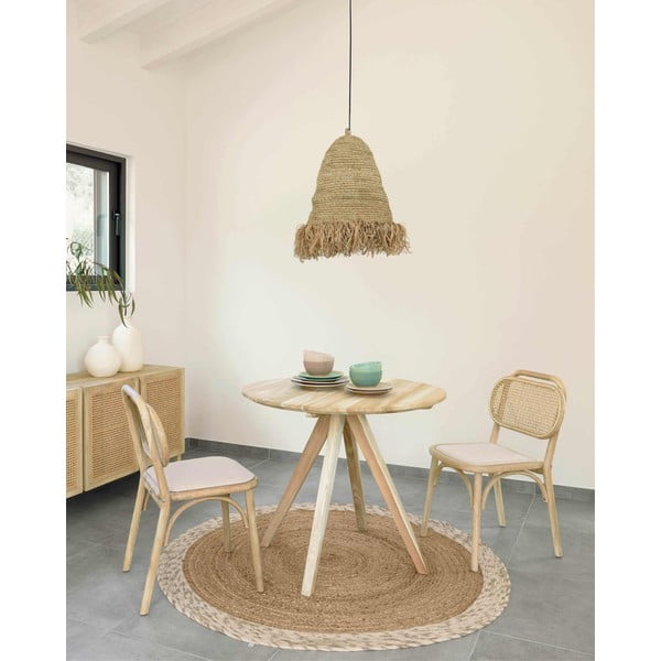 Natúr színű tölgyfa étkezőszék Doriane – Kave Home-image-1