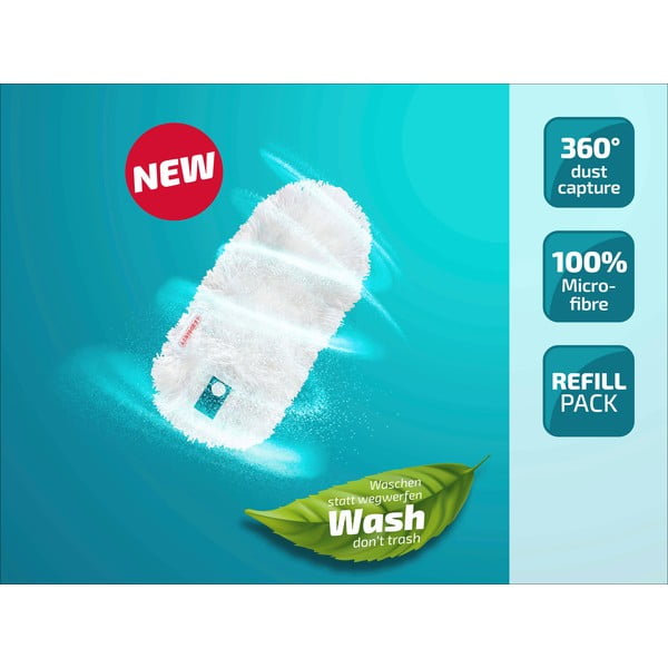 Portörlő cserefej szett 2 db-os Superduster – LEIFHEIT-image-1