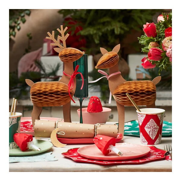 Karácsonyi figura készlet 3 db-os Reindeer Family – Meri Meri-image-1