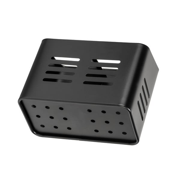 Fém evőeszköz és szalvéta tartó szett 2 db-os Black Outdoor Kitchen Baco – Wenko-image-4