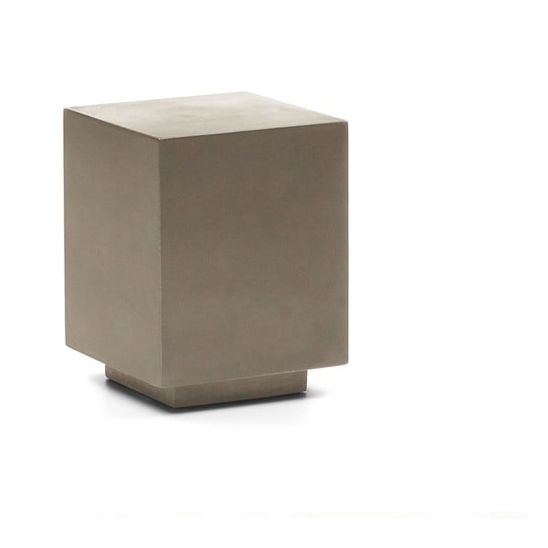 Kerti tárolóasztal 35x35 cm Rustella – Kave Home-image-2