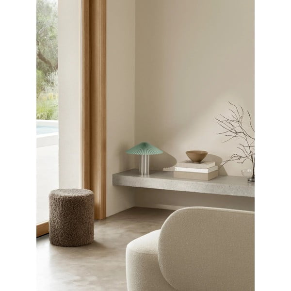 Barna buklé puff Teddy – Blomus-image-1