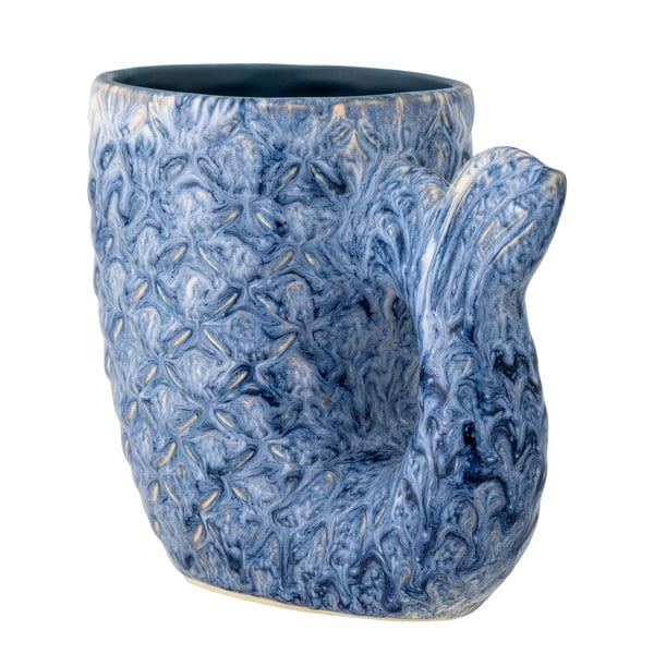 Kék agyagkerámia váza (magasság 12 cm) Ariella – Bloomingville-image-3