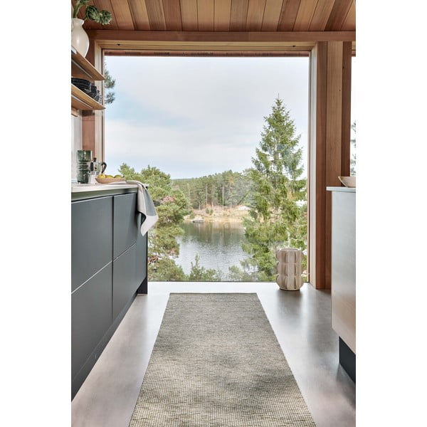 Lenkeverék konyharuha 46x66 cm Otto Olive – Pappelina-image-1