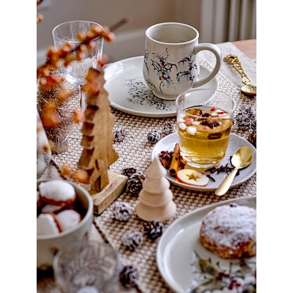 Bézs agyagkerámia karácsonyi bögre 0,45 l Hollie - Bloomingville-image-1