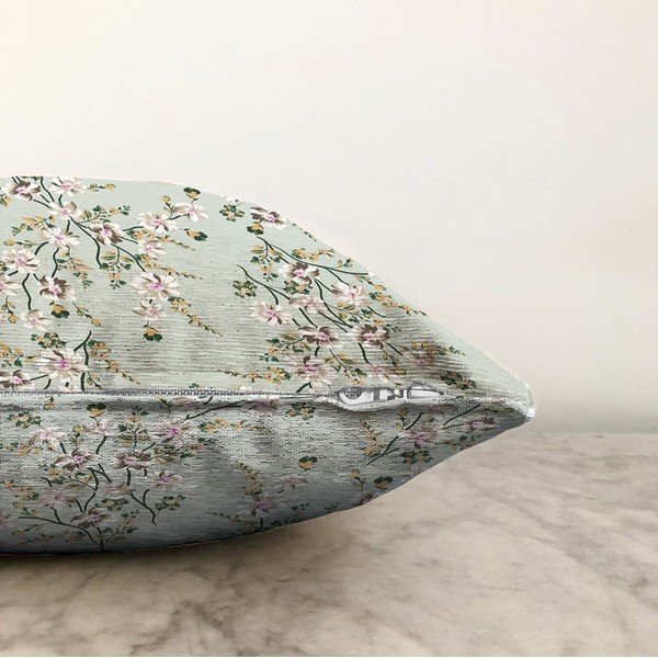 Bloom zöld pamut keverék párnahuzat, 55 x 55 cm - Minimalist Cushion Covers-image-1