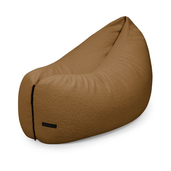 Barna buklé gyerek babzsákfotel Clip Clap 115 – SLOWDOWN