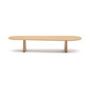 Natúr színű tölgyfa dohányzóasztal 64x146 cm Pirita – Kave Home