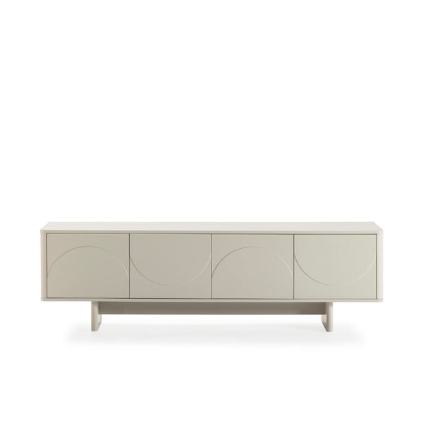 Krémszínű TV-állvány 180x55x40 cm Solei – MOME