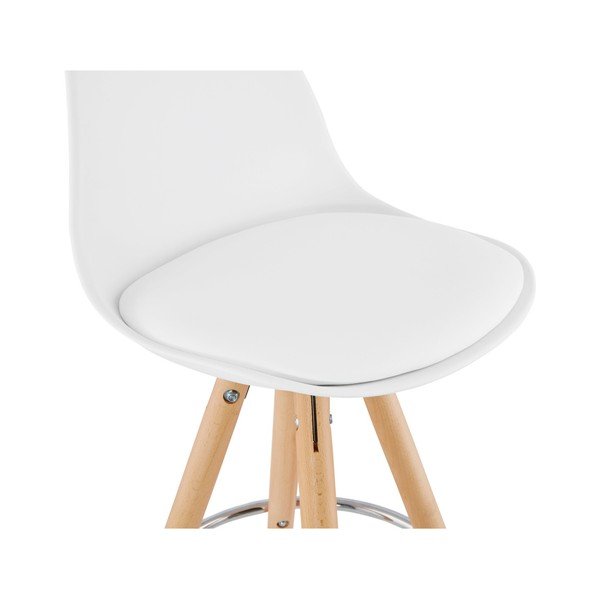 Anau fehér bárszék, ülésmagasság 74 cm - Kokoon-image-3