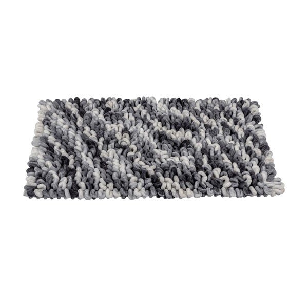 Szürkéskék textil fürdőszobai kilépő 60x90 cm Lerici – Wenko-image-2