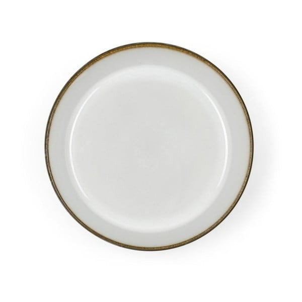 Fehér-zöld kőedény tálka Gastro Grey/Cream – Bitz-image-1