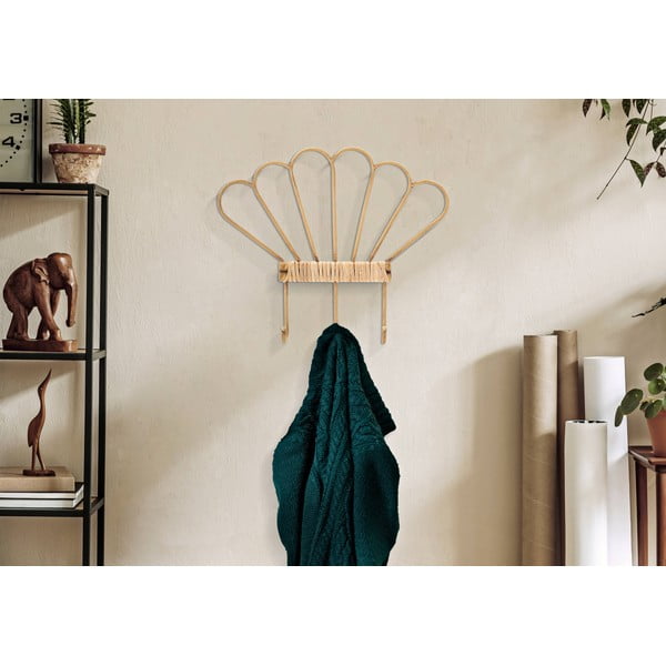 Natúr színű fém fali fogas Panama – Mauro Ferretti-image-1