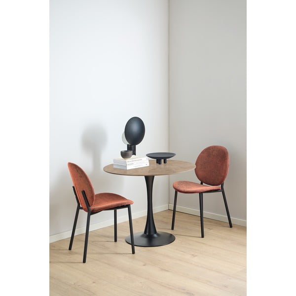 Terrakotta színű étkezőszék Cliff – Actona-image-3