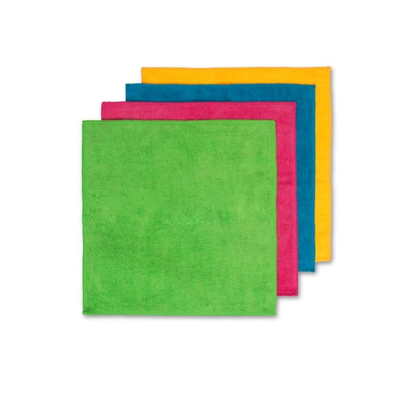 Mikroszálas törlőkendő szett 4 db-os Colors – Vileda-image-2