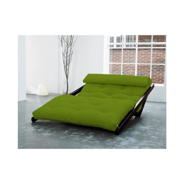 Figo Wenge/Lime fekvőfotel, 120 cm - Karup-image-2