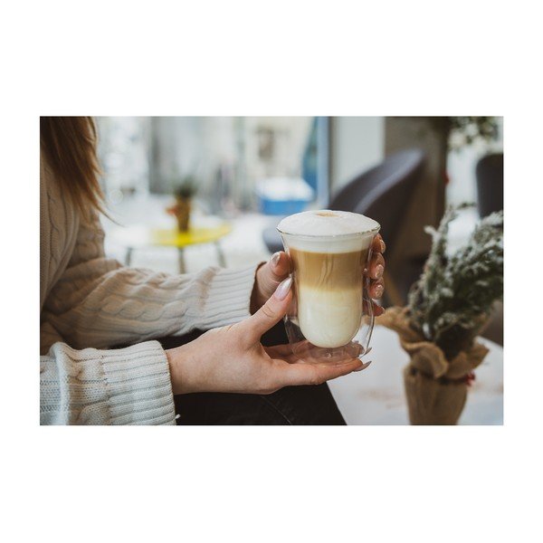 Üveg duplafalú bögre szett 6 db-os 250 ml – Vialli Design-image-3