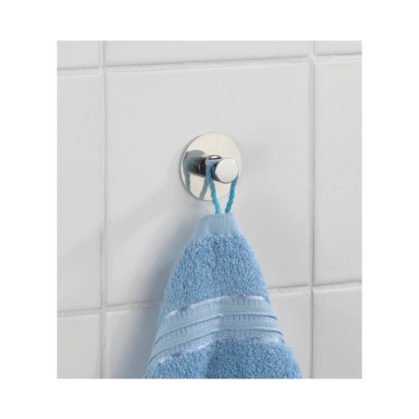 Savona ezüstszínű öntapadós fali akasztó - Wenko-image-1