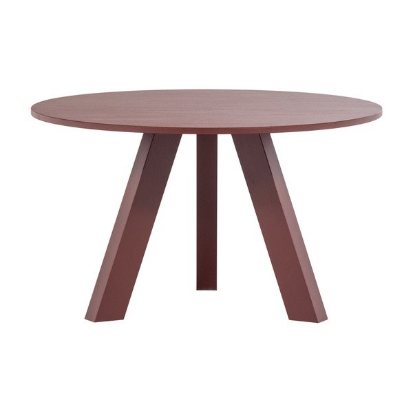 Tölgyfa kerek étkezőasztal ø 129 cm Rhonda – WOOOD