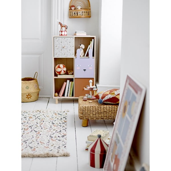 Natúr színű rattan gyerek polc Preet – Bloomingville Mini-image-3